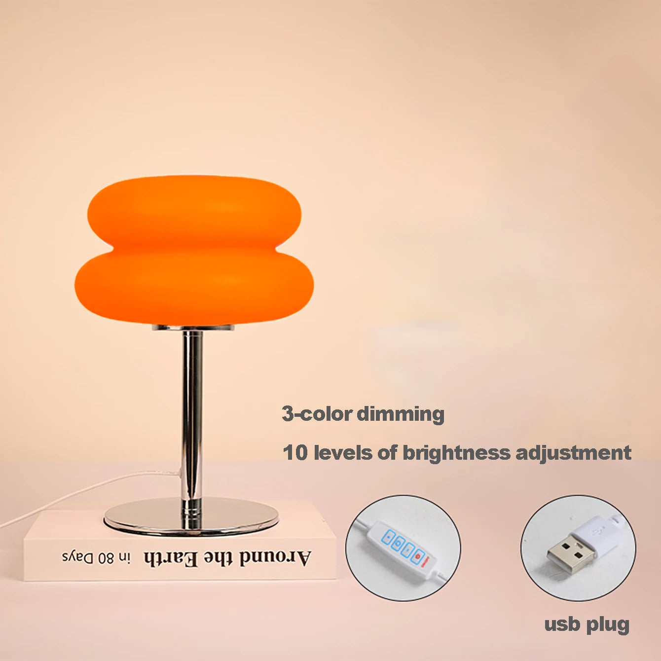 Bauhaus Tri-Colour Macaron Table Lamp