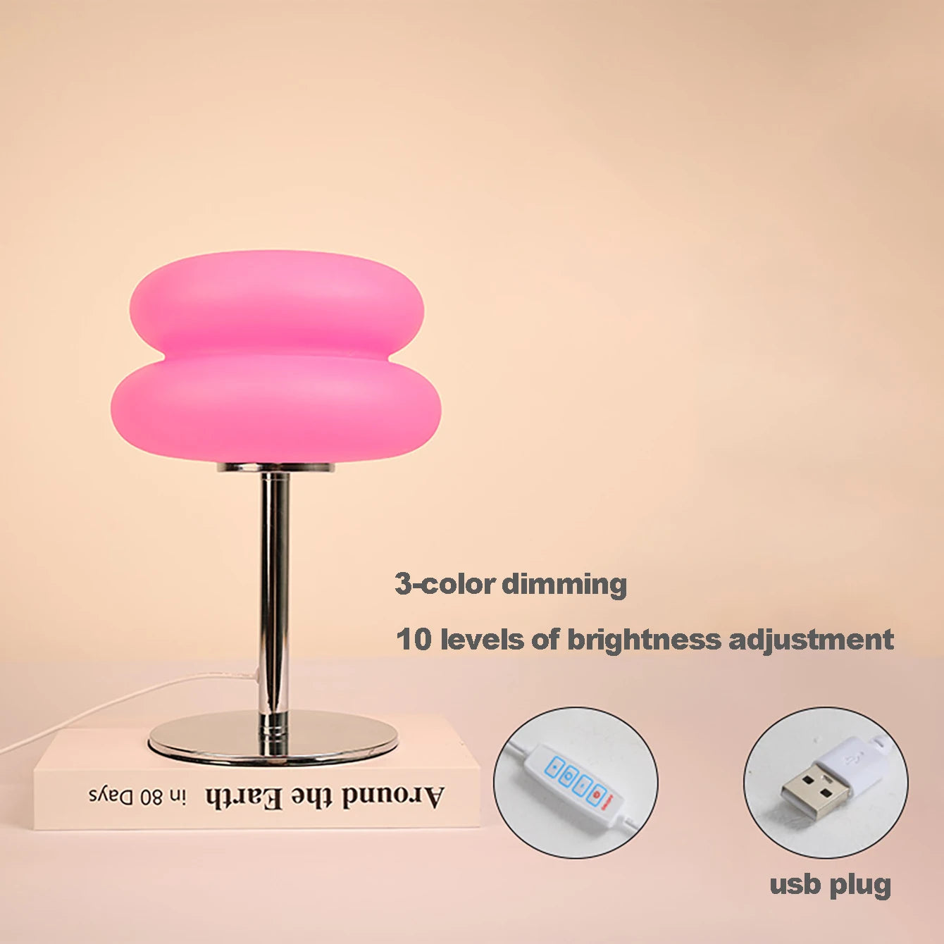 Bauhaus Tri-Colour Macaron Table Lamp