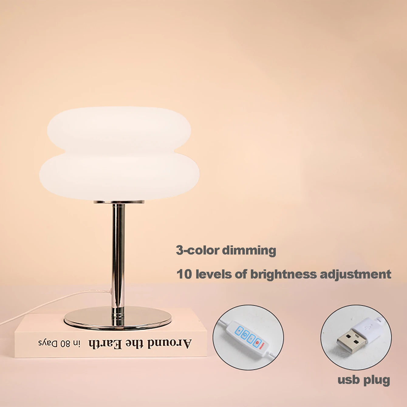 Bauhaus Tri-Colour Macaron Table Lamp