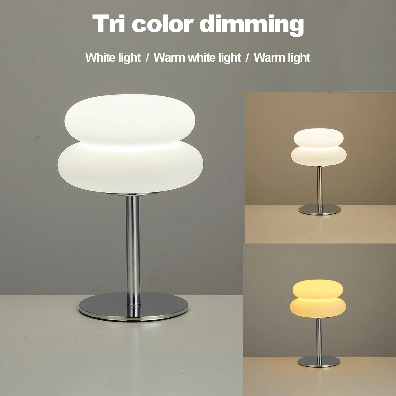 Bauhaus Tri-Colour Macaron Table Lamp