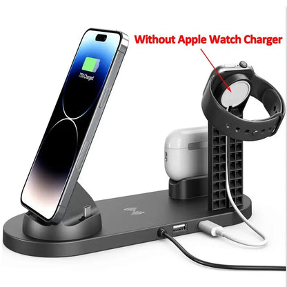 30W 6 In 1 Wireless Charger For Apple or Samsung