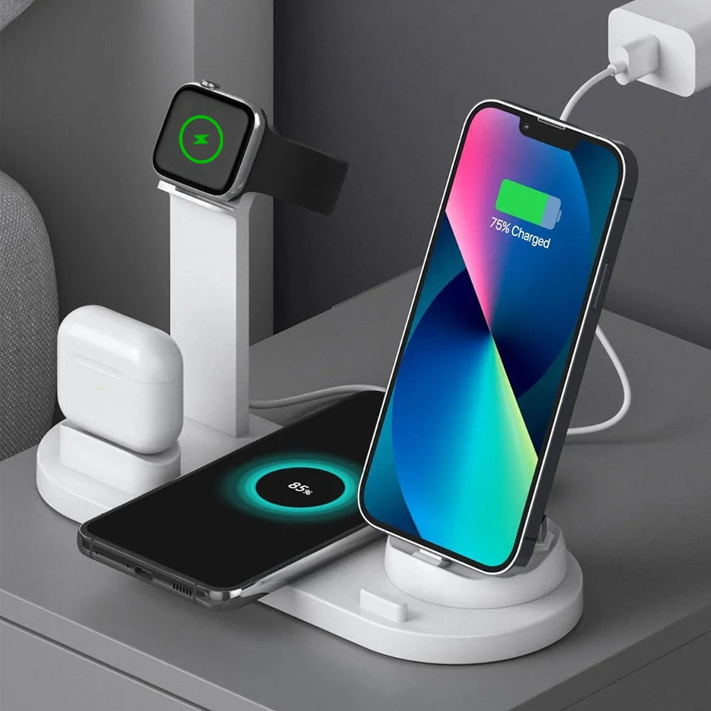 30W 6 In 1 Wireless Charger For Apple or Samsung