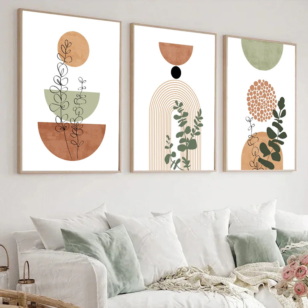 Modern Boho Abstract Wall Posters